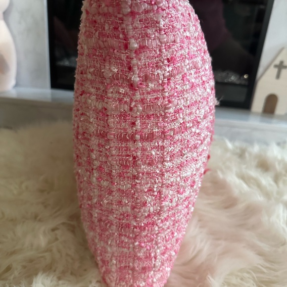 Pink Tweed Throw Pillows (Large) - Picture 10 of 10